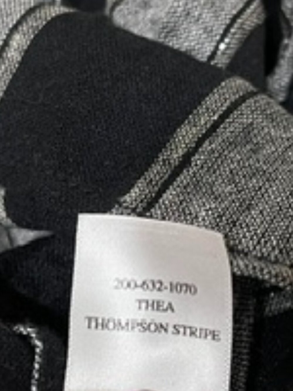 Rails Large Linen Thea Button Down Short Sleeve V Neck Striped Front Tie Top - Picture 6 of 7